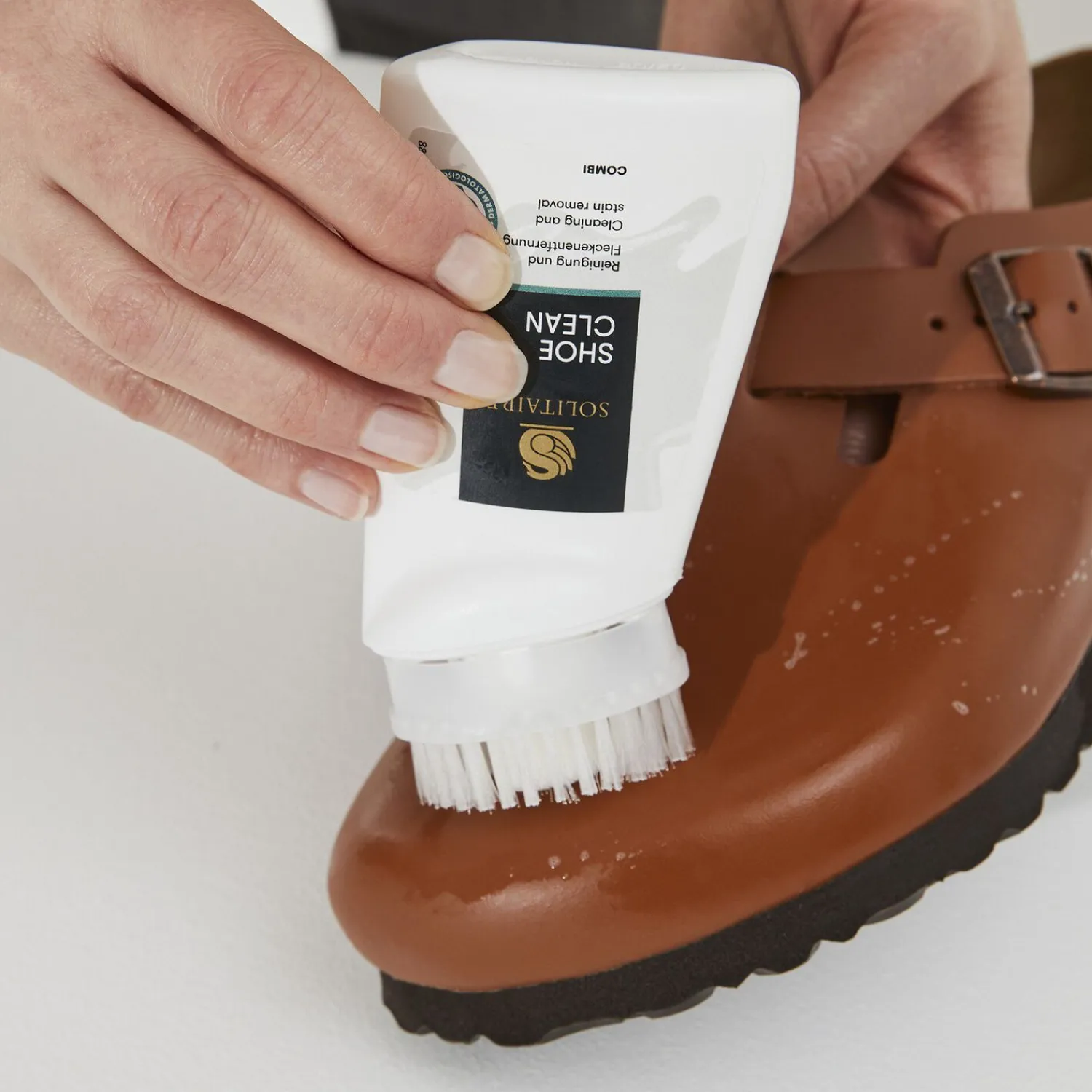 Dames Birkenstock Schoenonderhoud-Shoe Clean Met Borstel