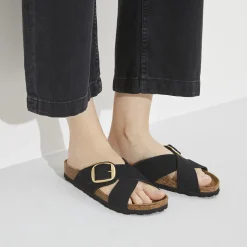 Dames Birkenstock Twee Riemen-Siena Big Buckle