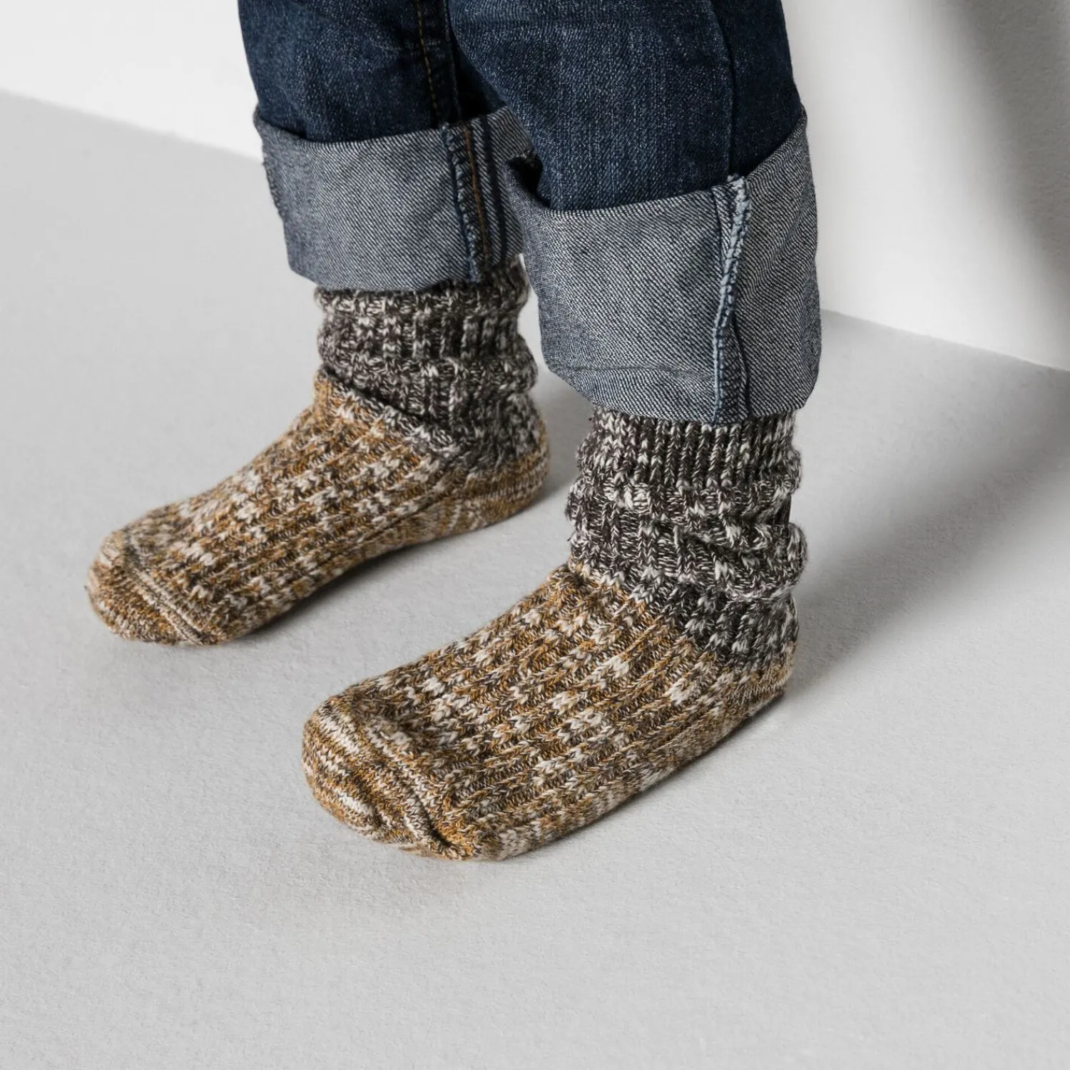 Kinderen Birkenstock Sokken-Slub Block Kids