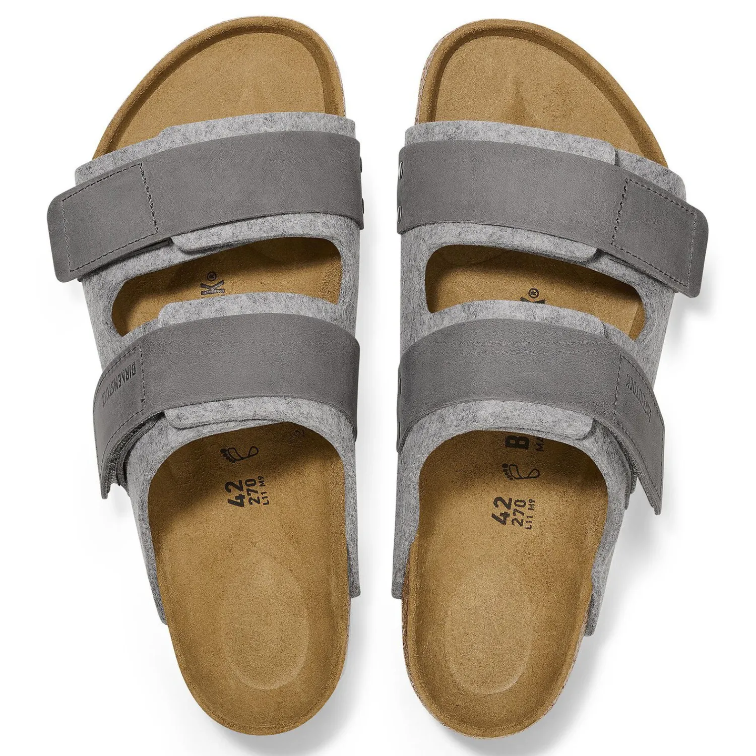 Heren Birkenstock Twee Riemen-Uji