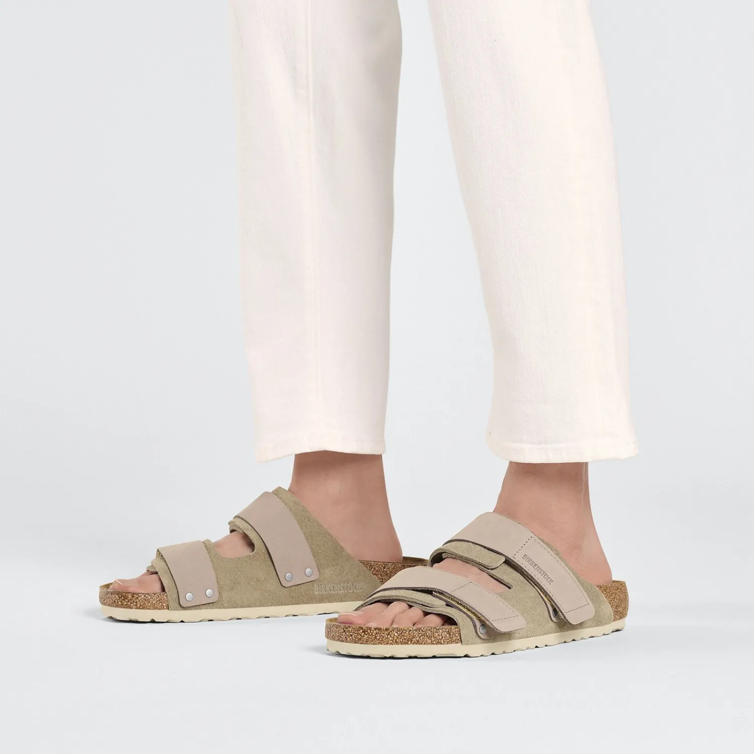 Heren Birkenstock Twee Riemen-Uji