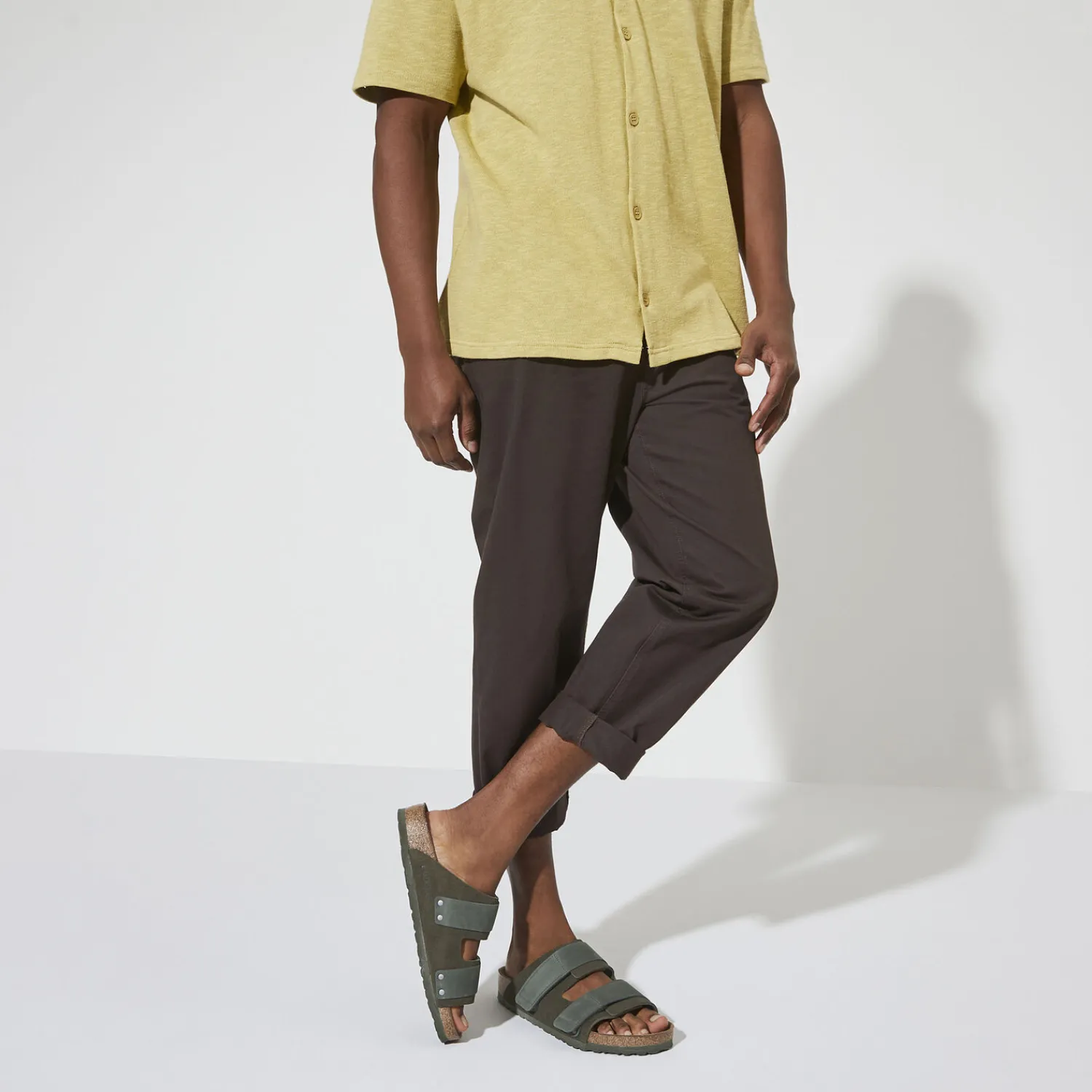 Heren Birkenstock Twee Riemen-Uji