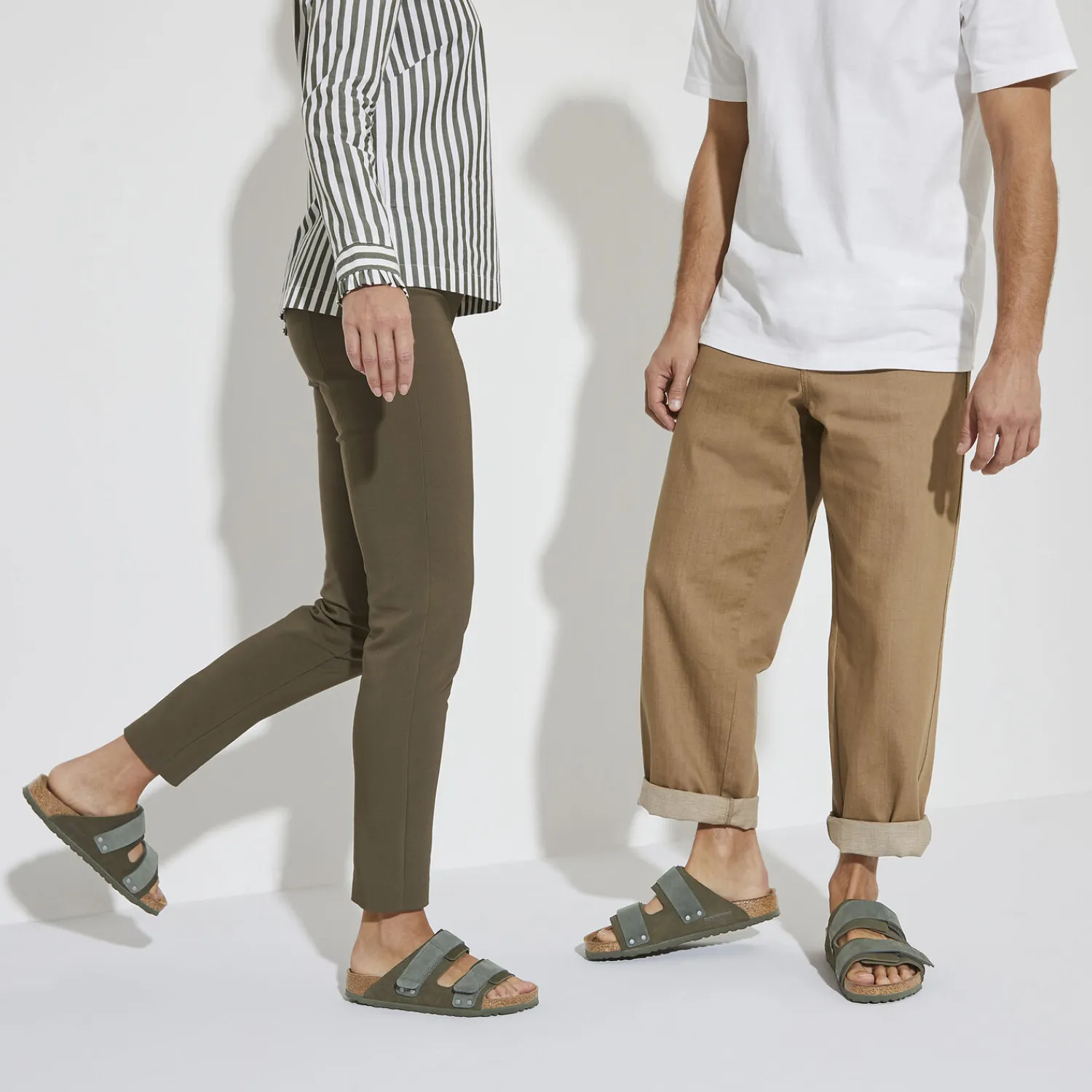 Heren Birkenstock Twee Riemen-Uji