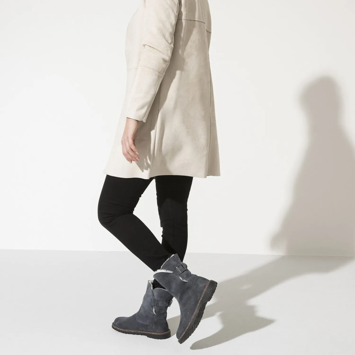Dames Birkenstock Laarzen-Uppsala Lamsvel