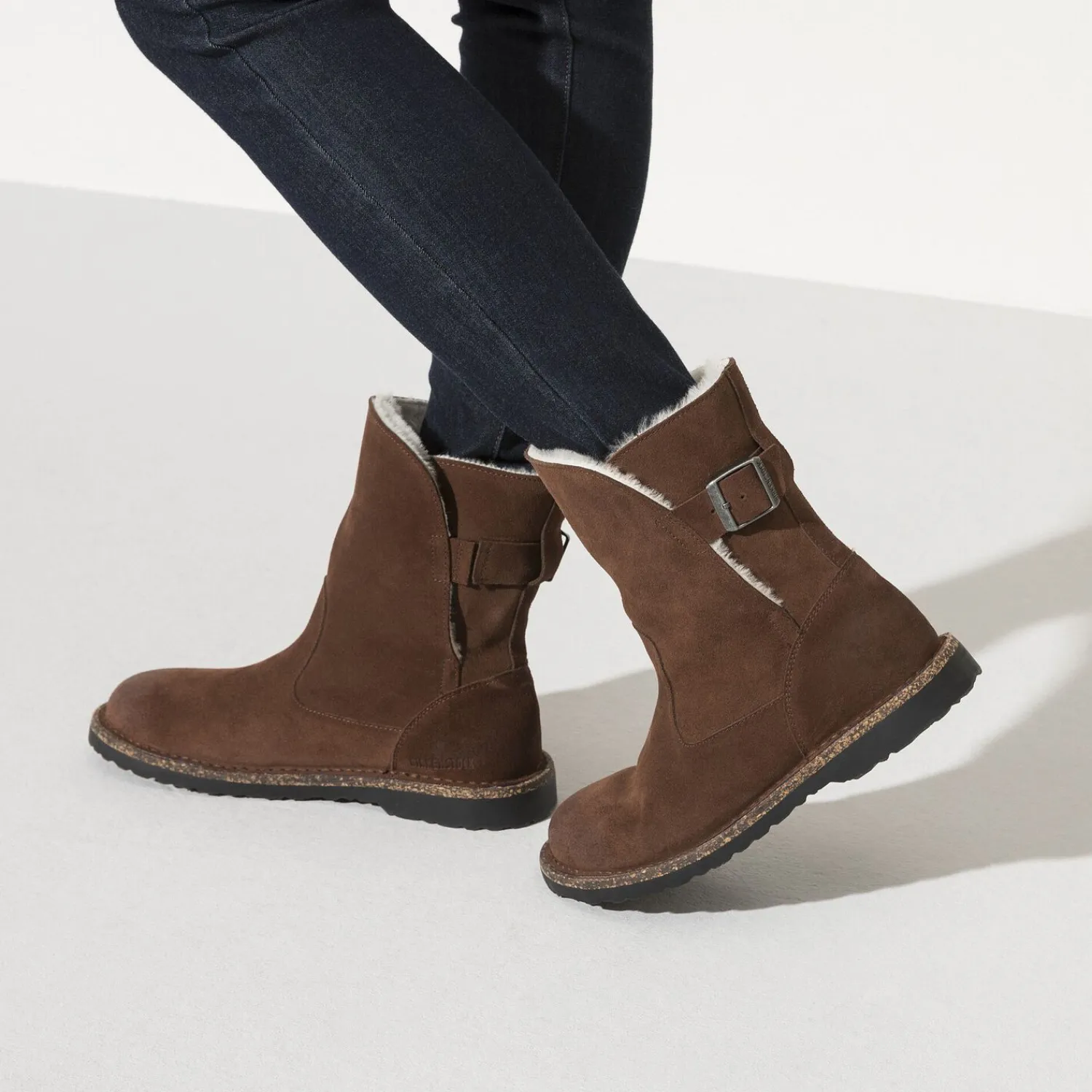 Dames Birkenstock Laarzen-Uppsala Lamsvel