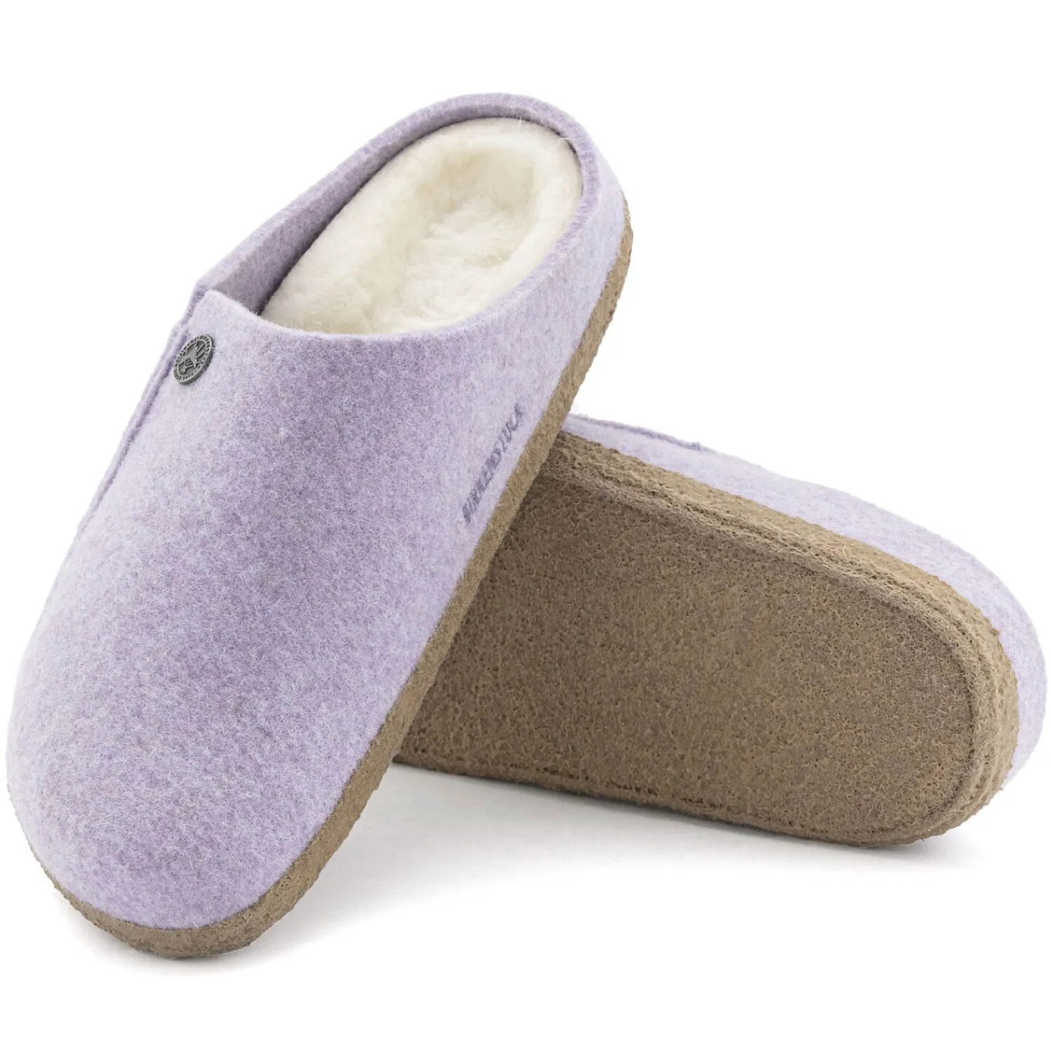 Heren Birkenstock Pantoffels-Zermatt Lamsvel