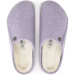 Heren Birkenstock Pantoffels-Zermatt Lamsvel