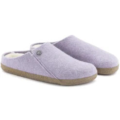 Heren Birkenstock Pantoffels-Zermatt Lamsvel