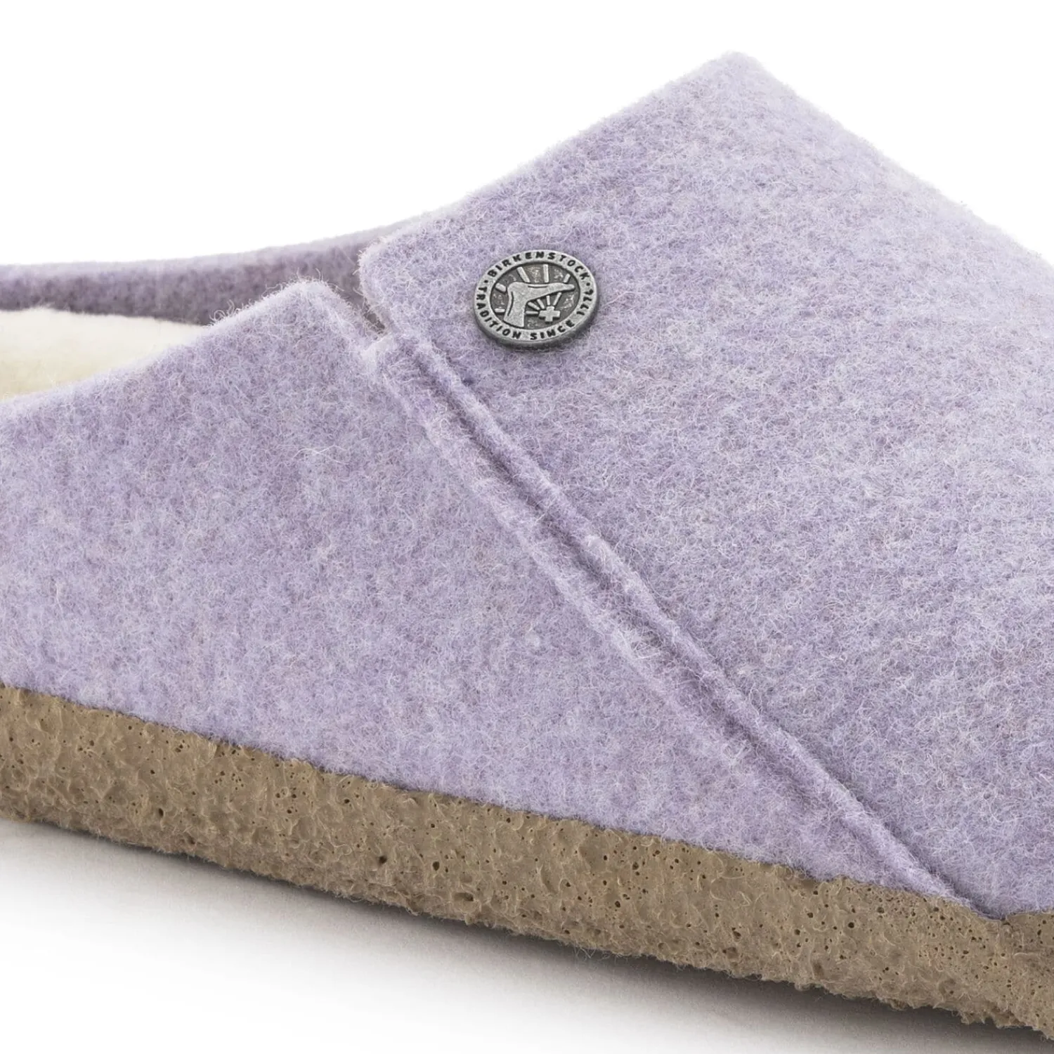 Heren Birkenstock Pantoffels-Zermatt Lamsvel