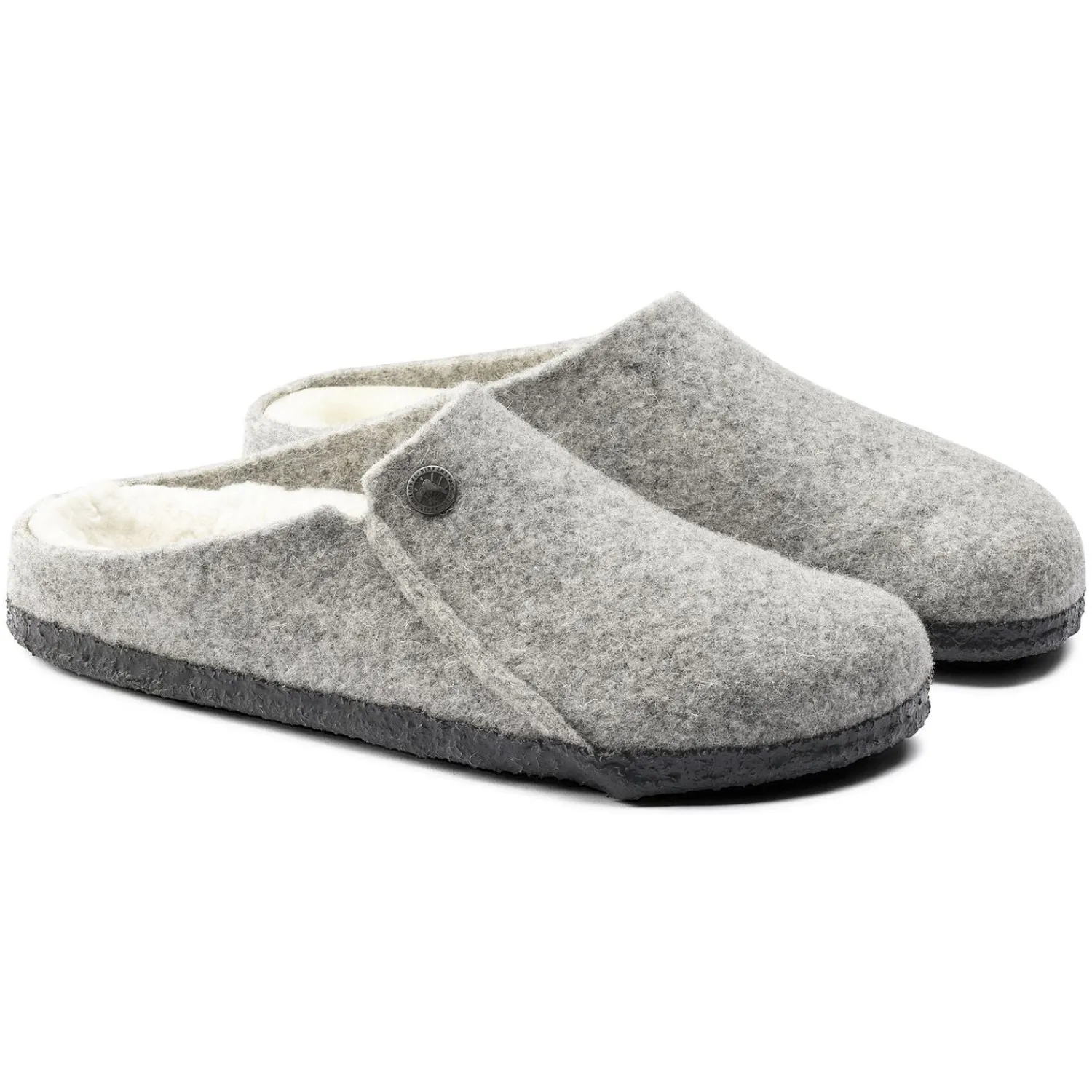 Heren Birkenstock Pantoffels-Zermatt Lamsvel