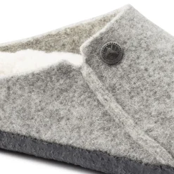 Heren Birkenstock Pantoffels-Zermatt Lamsvel