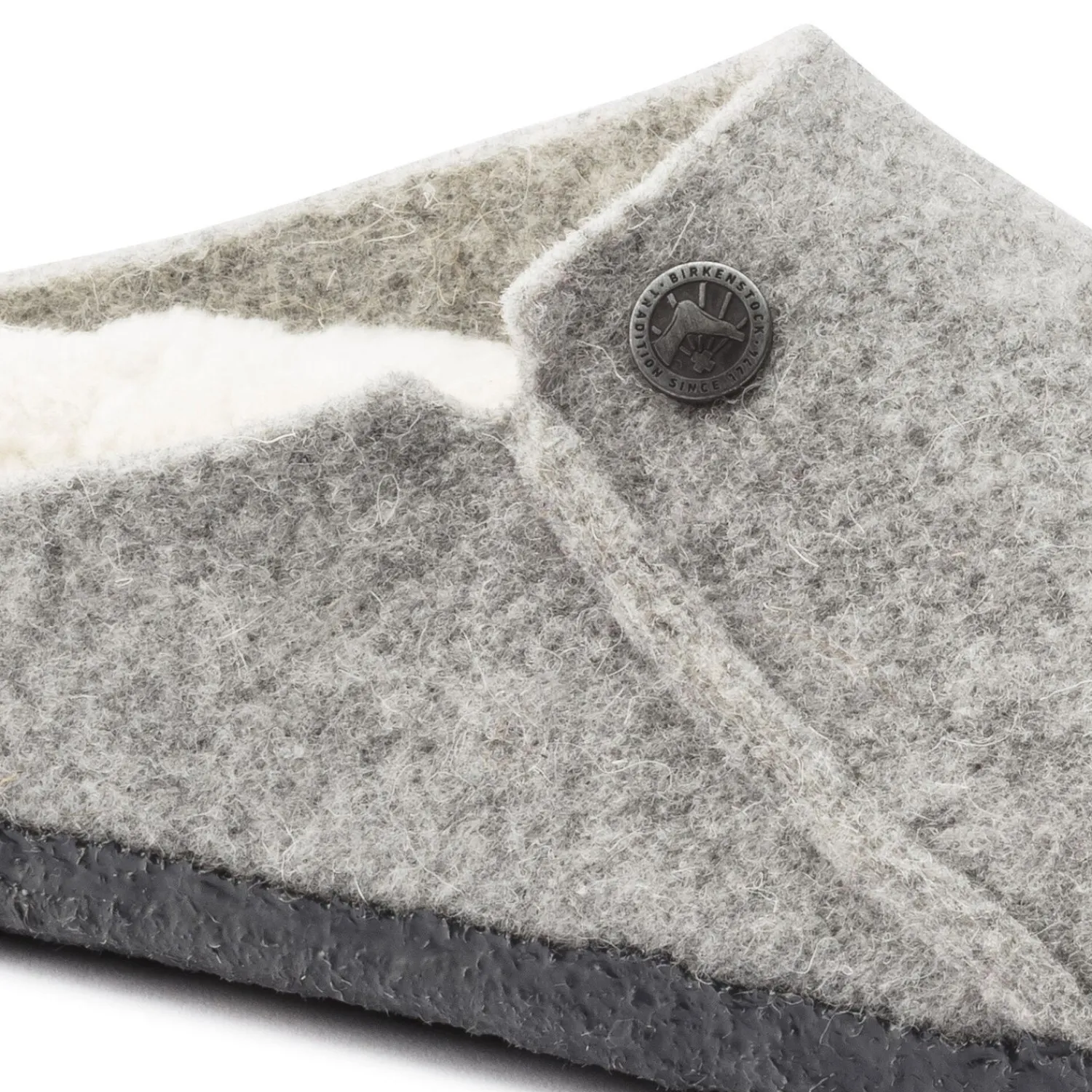 Heren Birkenstock Pantoffels-Zermatt Lamsvel