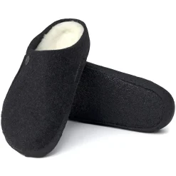 Heren Birkenstock Pantoffels-Zermatt Lamsvel