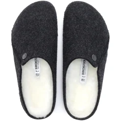 Heren Birkenstock Pantoffels-Zermatt Lamsvel