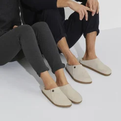 Heren Birkenstock Pantoffels-Zermatt Lamsvel