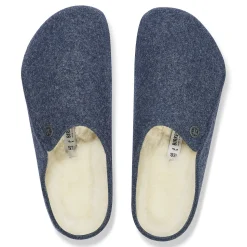 Heren Birkenstock Pantoffels-Zermatt Lamsvel